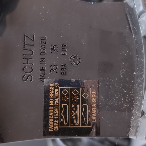 Schutz Woman's Black Quilted Leather Lace-Up Boots,size 5 - Picture 7 of 9